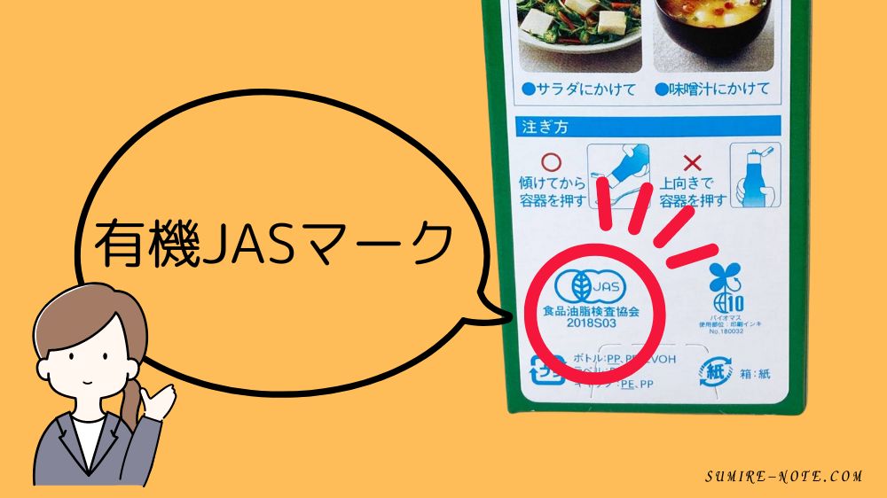 有機JASマークの説明