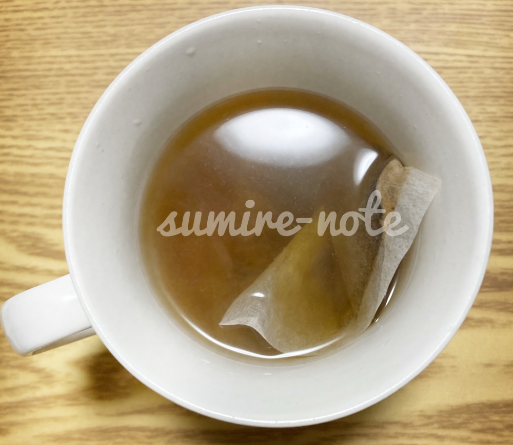 ハブ茶入れた１回目