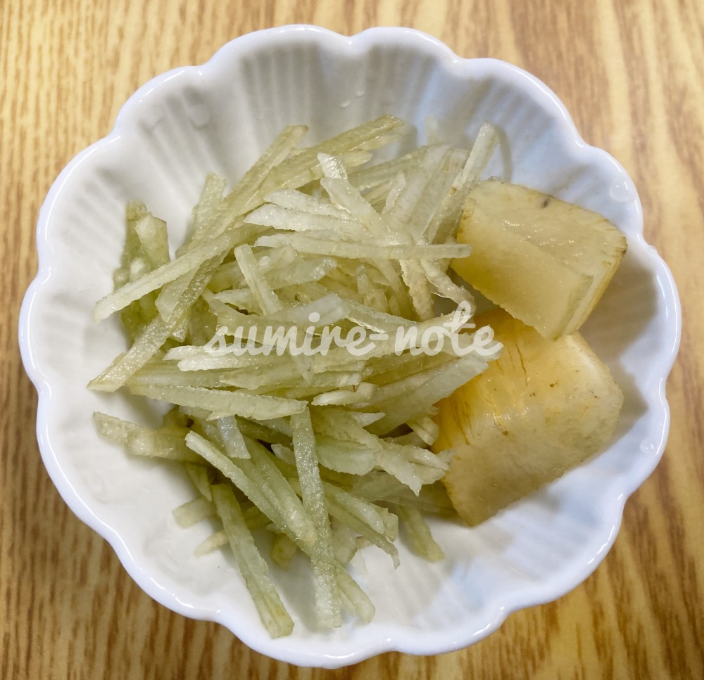 ヤーコンのサラダ