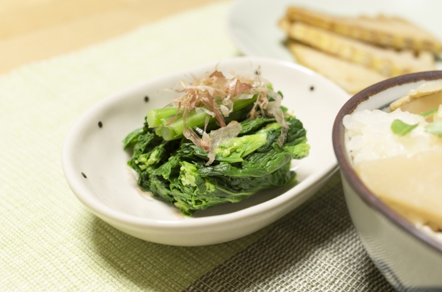 のらぼう菜のおひたし