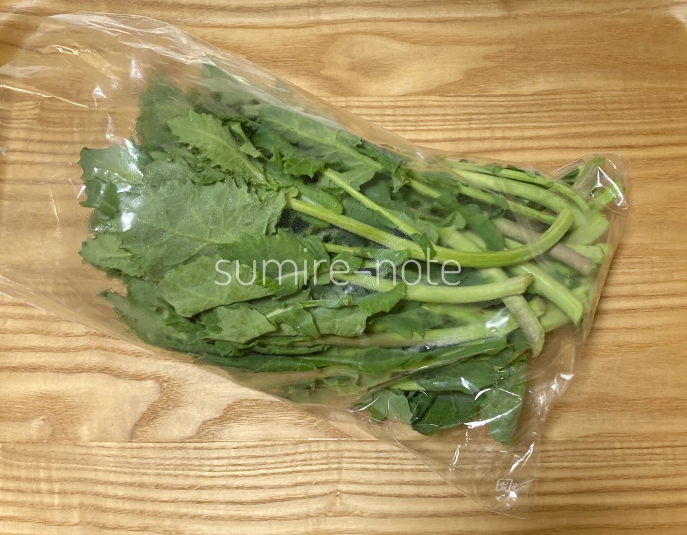 買ってきたのらぼう菜