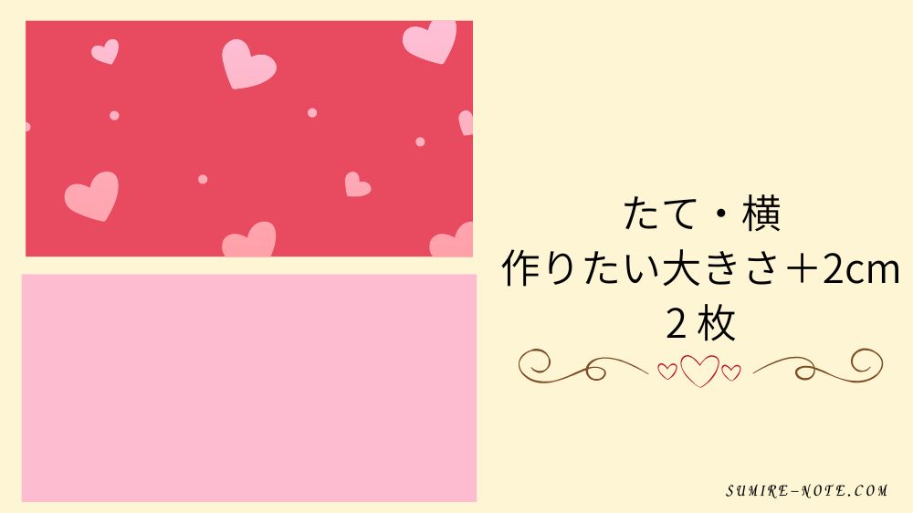 作りたいランチョンマットの大きさ