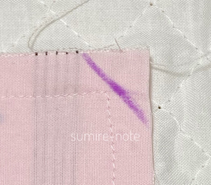 角に印をつける