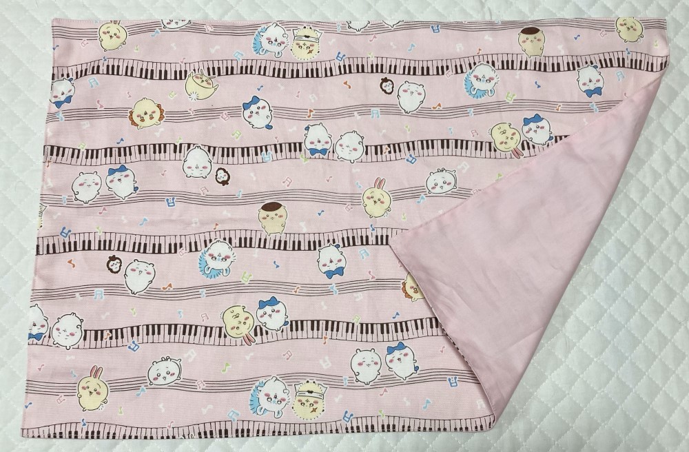 できあがった裏地ありのランチョンマット